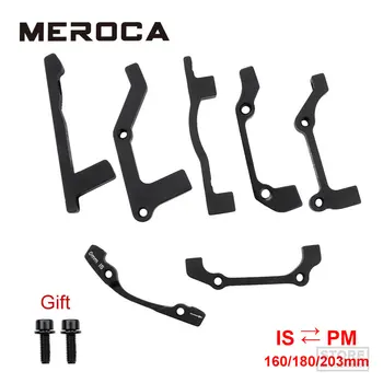 MEROCA MTB freio a disco PM/É o adaptador de 160/180/203 IS/PM da liga de alumínio da pinça de bicicleta acessório