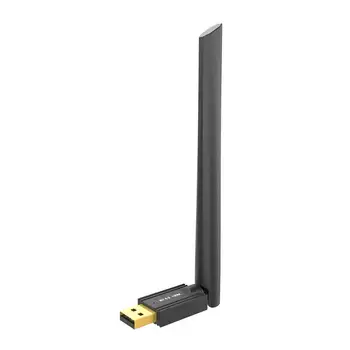 Bluetooth 5.3 Receptor de Bluetooth USB Dongle do Adaptador de Áudio sem Fio Transmissor com a Antena para Computador Portátil Fone de ouvido Gamepad