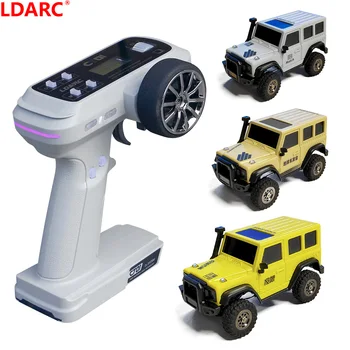 LDARC X43 1:43 Rastreador de Carro RC Simulação em Tempo Integral 4WD Escalada de Veículos de Brinquedo de Controle Remoto Brinquedos RTR Kit Para Crianças e Adultos Brinquedos