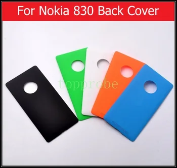Um+ Qualidade capa para Nokia 830 porta da bateria de habitação para o Microsoft nokia lumia 830 tampa traseira de caso +1pcs filme de graça