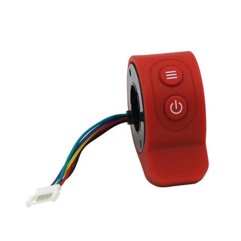 Scooter elétrico Acelerador para HX X6 X7 Gatilho do Acelerador Dedo Polegar do Acelerador Interruptor de Controle de Velocidade, Vermelho