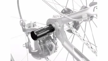 Fouriers de Carbono Bicicleta Desviador Traseiro, Protetor Protetor da Engrenagem de Montagem na Liberação Rápida QR Cap sistema de Transmissão de Guardas