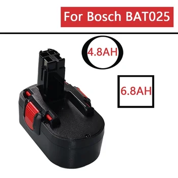 Para a Bosch 18V 6.8 Ah Recarregável do Ni-Cd de Bateria para Bosch BAT025 Substituição da Broca chave de Fenda Baterias OGE 18 18VEBAT026