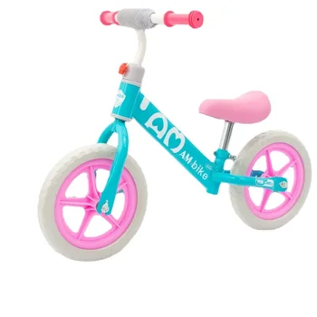 Ultraleve Design de Aço de Alto Carbono para Crianças de Bicicleta Sem Pedal 2-6 YearsOld Bebê de Brinquedo infantil Presente Deslizante Super Mini Bicicleta