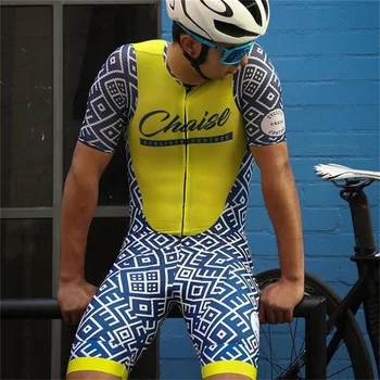 2023 Chaise homens bodysuit eu sportswear triathlon terno de verão moto terno bicicleta de estrada bodysuit Ropa De Ciclismo Mtb kit de equipe