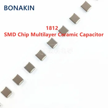 10pcs 1812 335K 3.3 UF 50V 100V-250V X7R 10% 4532 SMD Chip Capacitor Cerâmico Multilayer