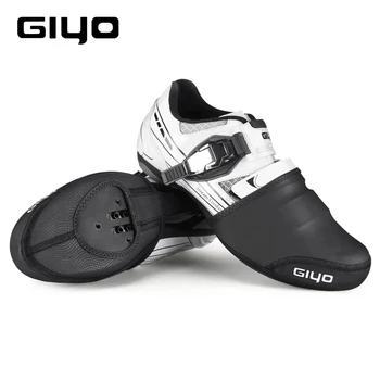 GIYO Sapato Impermeável Cobre Anti-derrapante Quente Reflexiva Protetor Metade do dedo do pé de Sapato de Cobertura de Inverno de Ciclismo MTB Ciclo de Corridas de Galochas