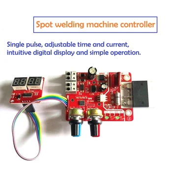 Ponto da Máquina de Soldadura da Placa de Controle para Ajustar o Tempo e Atual Display Digital Single-chip DIY Placa de Controle