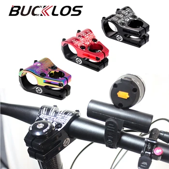 BUCKLOS 35/31.8 mm Guidão de Bicicleta Haste Curta 45mm de Liga de Alumínio MTB Bicicleta de Estrada-Tronco de Alta Resistência Ciclismo-Tronco