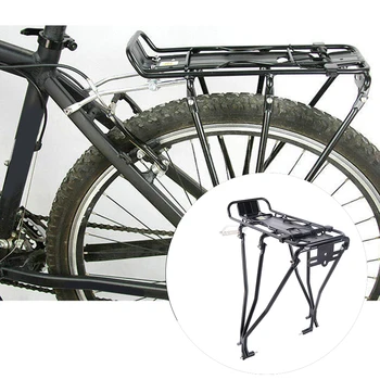 Bike Rack Traseiro Transportadora de Carga Útil de Bicicleta para Saco de Viagem e Acessórios