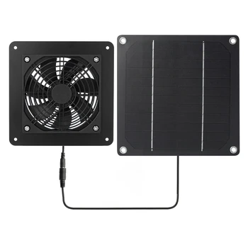 1Set Painel Solar Ventilador Kit de Ventilação de Ar da Ventoinha à prova de Intempéries Para o Galinheiro animal de Estimação Casas de RV