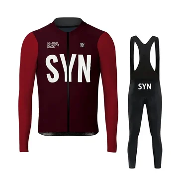 2024 SYN Raudax manga Longa Ciclismo roupas Primavera, Outono de Ciclismo Jersey conjunto de Novas Estradas Vestuário Bike de BTT maillot Ropa Ciclismo