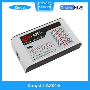 Kingst LA2016 USB Analisador Lógico 200M max taxa da amostra,16Channels,10B amostras, MCU,o BRAÇO,o FPGA ferramenta de depuração, software em inglês