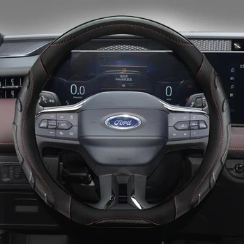 D Tipo de Carro Cobertura de Volante Para Ford Focus ST-Linha Fiesta ST-Linha de 2018 E 2019 Fiesta ST 2019 Focus ST 2019-2020 Escort EVOS