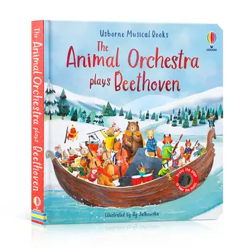 Milu Usborne O Animal Orquestra Toca Beethoven Bebê Compreensão Dos Conceitos Básicos de Música de Charme