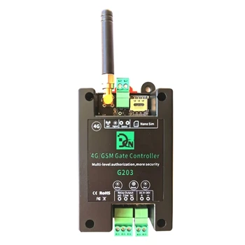 GSM 4G LTE-o Controlador de Acesso SMS APP de Controle Remoto On/Off Interruptor do Relé Automático Deslizante de Balanço de Abertura da Porta
