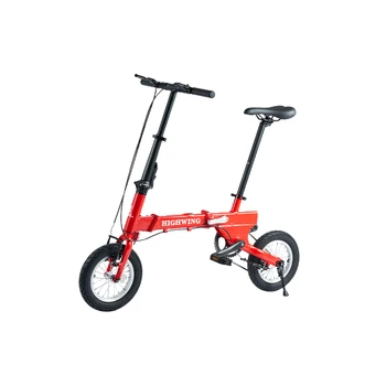 Mini Folding Bike para o Turismo, Camping, ao ar livre, Ultra Leve, Deslocações, Tronco, Bicicleta Dobrável, de 8,5 kg, 12Inch