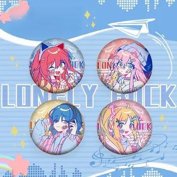 BOCCHI O ROCK Emblemas Pinos Anime Ijichi Nijika Kita Ikuyo Mulheres Broche de Moda Cosplay Kawaii Broches para o Saco Accessorie Presentes