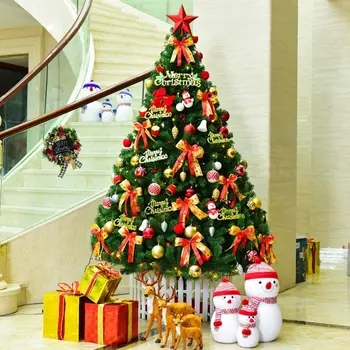 2024 Novo 0,6 m da Árvore de Natal Pacote de Casa Encriptado Simulação Decorações de Natal Luminosa Decoração de Casa Decoração da Casa